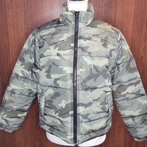 Puffy camo jacket